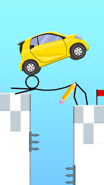 Draw 2 Bridge: Draw Save Car (Дроу 2 Бридж) [МОД: Все открыто, Дополнительные деньги и Меню MOD] Screenshot 4