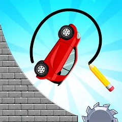 Скачать Draw 2 Bridge: Draw Save Car (Дроу 2 Бридж) [МОД: Все открыто, Дополнительные деньги и Меню MOD] | Взлом Draw 2 Bridge: Draw Save Car на Андроид