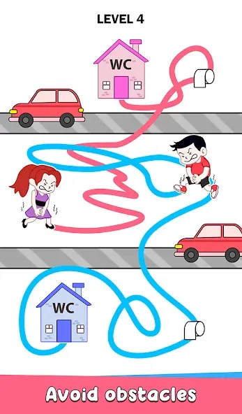 Toilet Rush Race: Draw Puzzle (Туалетная гонкаприпас) [МОД: Много денег, Монет и Все открыто] Screenshot 4