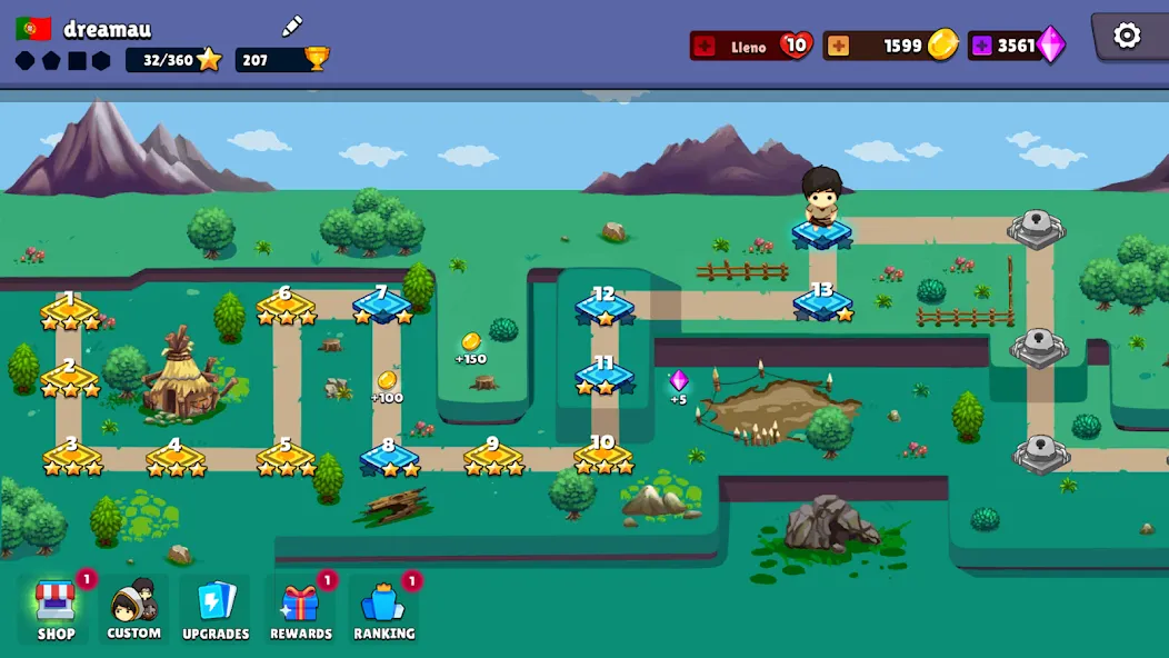 Dreamau Adventures (Дримау Эдвенчерс) [МОД: Много денег, Монет и Все открыто] Screenshot 1