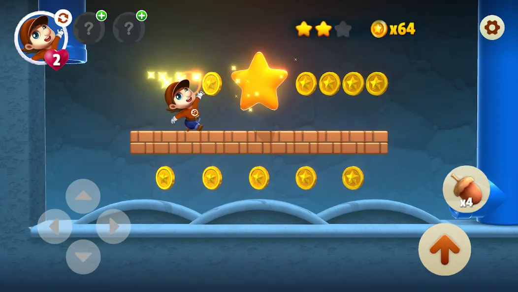 Super Run Adventure: Go Jungle (Супер Ран Ворлд) [МОД: Меню, Бесконечные монеты и Открытые уровни] Screenshot 2