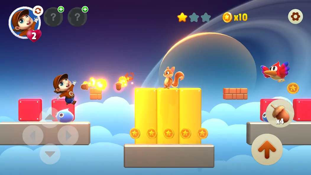Super Run Adventure: Go Jungle (Супер Ран Ворлд) [МОД: Меню, Бесконечные монеты и Открытые уровни] Screenshot 3