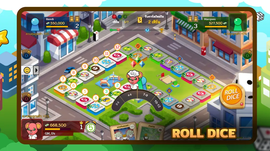 Dice Kingdom (Beta Test) [МОД: Меню, Бесконечные монеты и Открытые уровни] Screenshot 2
