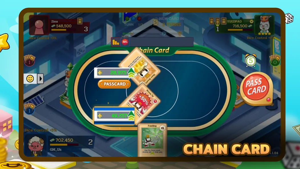 Dice Kingdom (Beta Test) [МОД: Меню, Бесконечные монеты и Открытые уровни] Screenshot 3