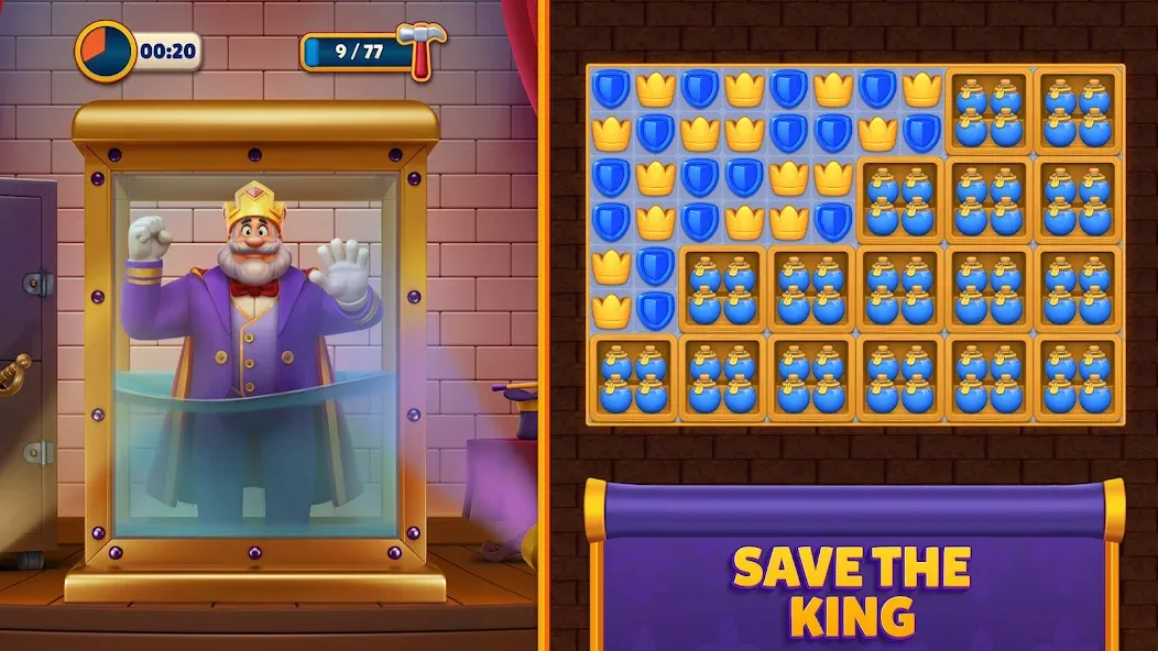 Royal Match (Роял Мэтч) [МОД: Бесконечные деньги, Монеты и Мега MOD] Screenshot 1