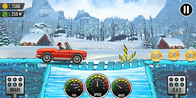 Racing the Hill [МОД: Меню, Бесконечные монеты и Открытые уровни] Screenshot 2