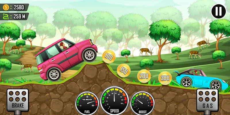 Racing the Hill [МОД: Меню, Бесконечные монеты и Открытые уровни] Screenshot 3