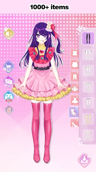 Vlinder Princess Dress up game [МОД: Все открыто, Дополнительные деньги и Меню MOD] Screenshot 3