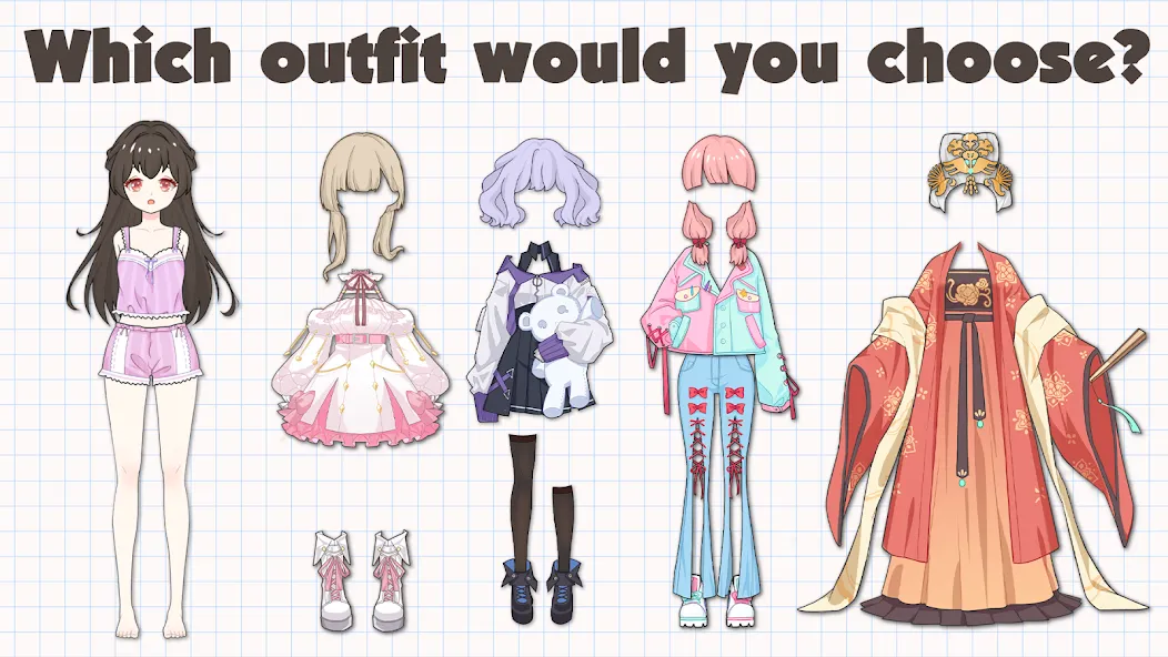 Vlinder Princess Dress up game [МОД: Все открыто, Дополнительные деньги и Меню MOD] Screenshot 5