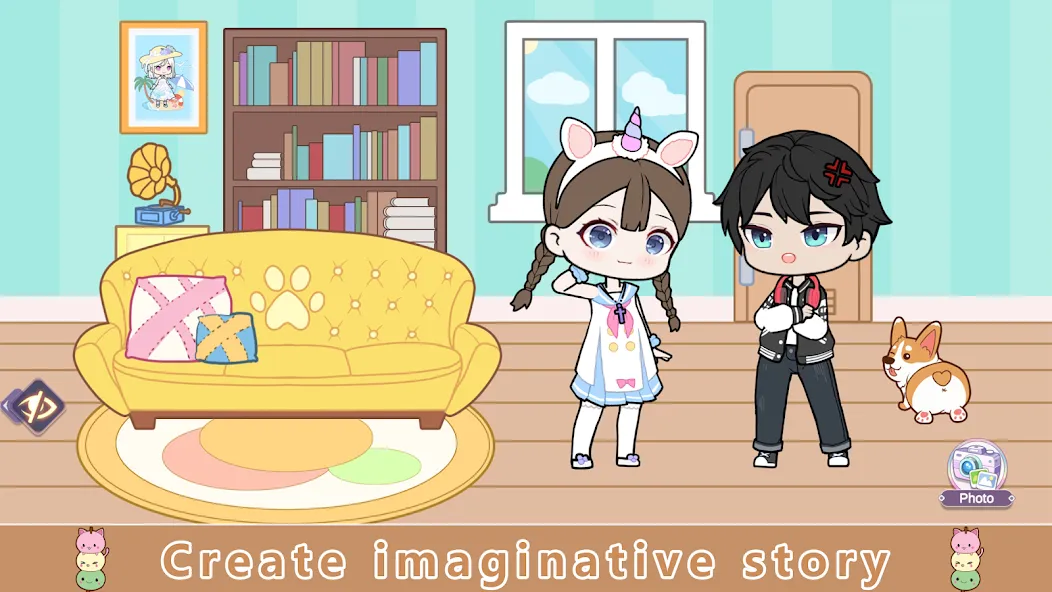 YOYO Doll Anime Dress Up Game (ЙОЙО) [МОД: Все открыто, Дополнительные деньги и Меню MOD] Screenshot 3