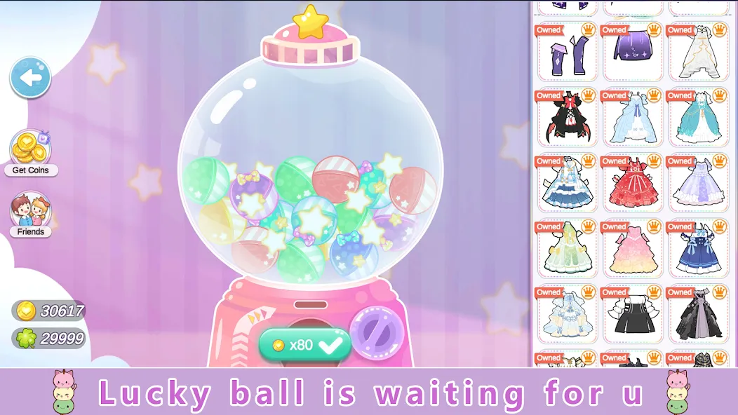 YOYO Doll Anime Dress Up Game (ЙОЙО) [МОД: Все открыто, Дополнительные деньги и Меню MOD] Screenshot 5