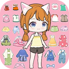 Скачать YOYO Doll Anime Dress Up Game (ЙОЙО) [МОД: Все открыто, Дополнительные деньги и Меню MOD] | Взлом YOYO Doll Anime Dress Up Game на Андроид