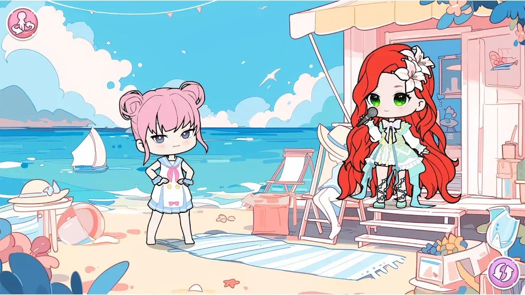 YOYO Doll School life Dress up (ЙОЙО Лайф ворлд) [МОД: Деньги, Монеты и Меню MOD] Screenshot 5