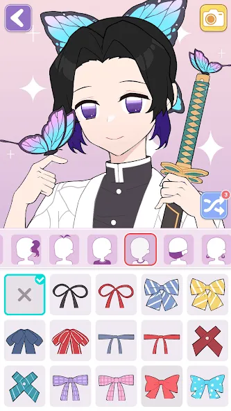 Vlinder Avatar Maker: dress up [МОД: Бесконечные деньги, Монеты и Мега MOD] Screenshot 4