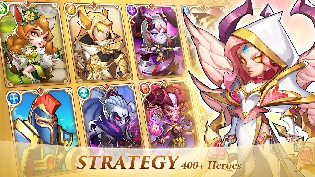 Idle Heroes (Айдел Хироес) [МОД: Много денег, Монет и Все открыто] Screenshot 2