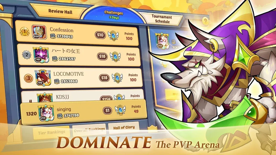 Idle Heroes (Айдел Хироес) [МОД: Много денег, Монет и Все открыто] Screenshot 4