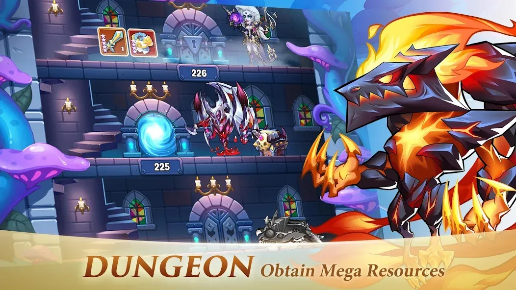 Idle Heroes (Айдел Хироес) [МОД: Много денег, Монет и Все открыто] Screenshot 5