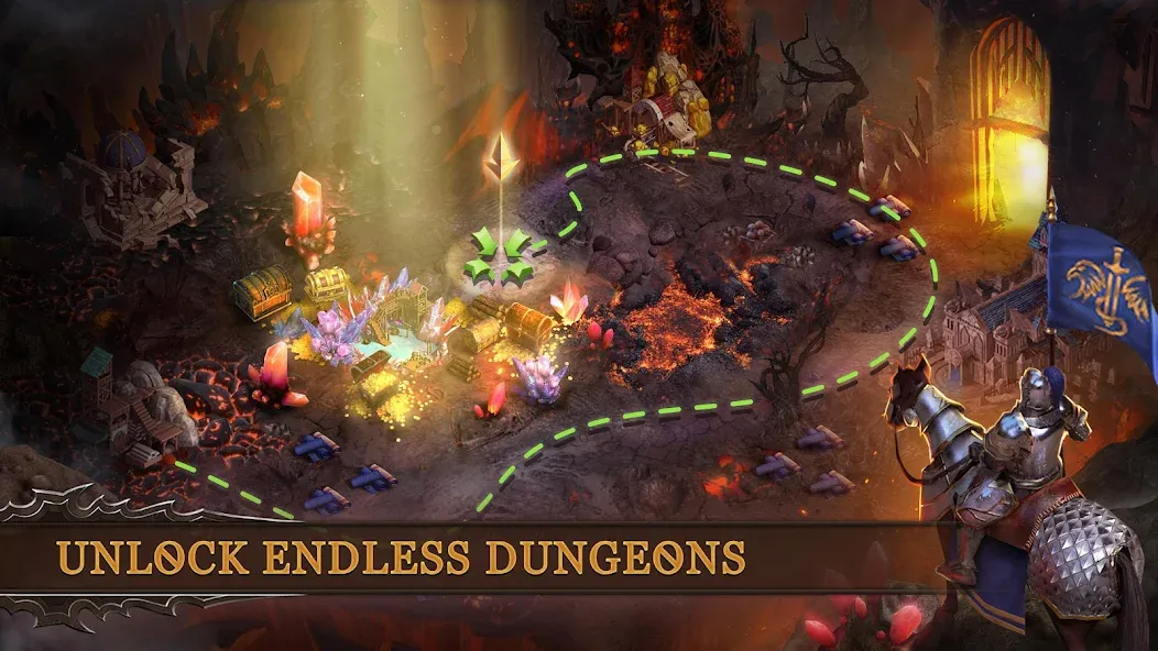 Dungeon & Heroes: 3D RPG [МОД: Много денег, Монет и Все открыто] Screenshot 4