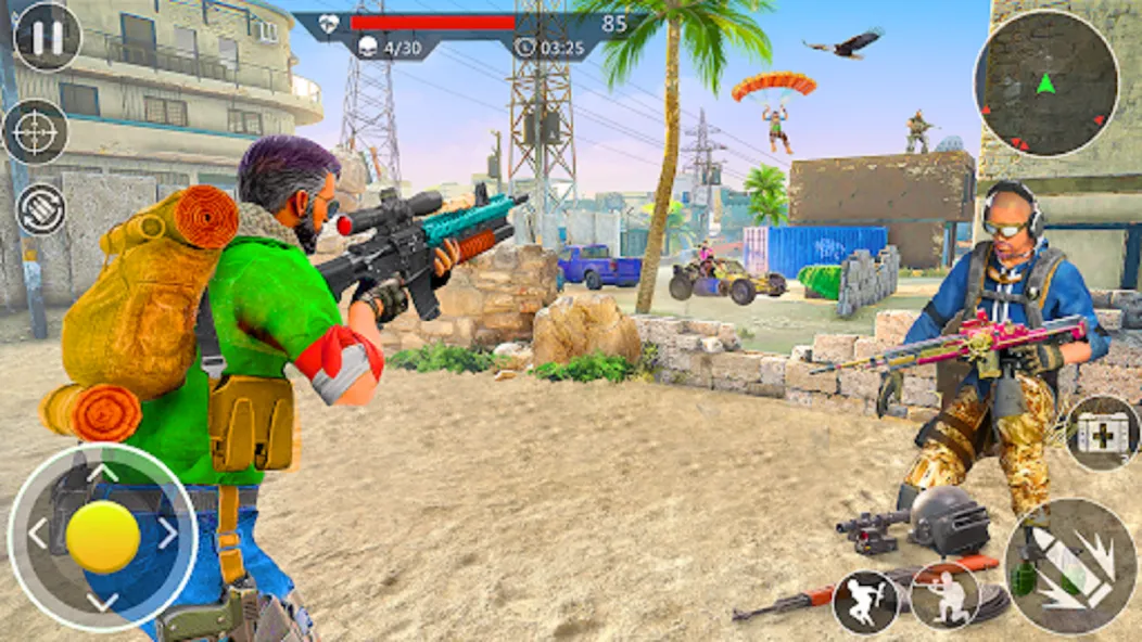 Elite Commando Shooting Games (Элитные игры стрельбы командос) [МОД: Деньги, Монеты и Меню MOD] Screenshot 5
