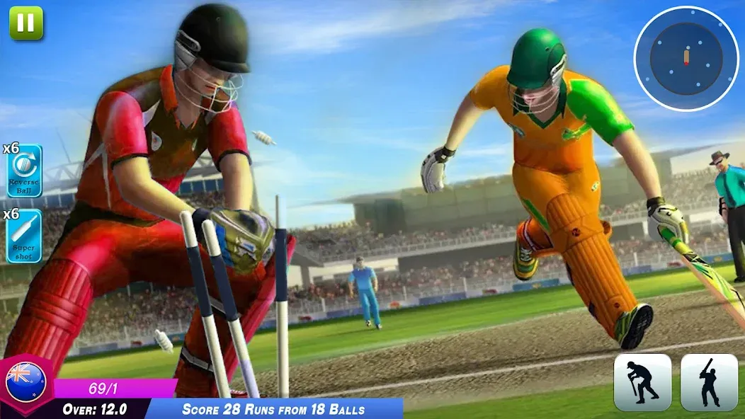 World Cricket Games Offline [МОД: Бесконечные деньги, Монеты и Мега MOD] Screenshot 4