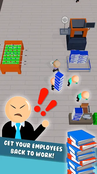 Office Fever (Офисная лихорадка) [МОД: Меню, Бесконечные монеты и Открытые уровни] Screenshot 3