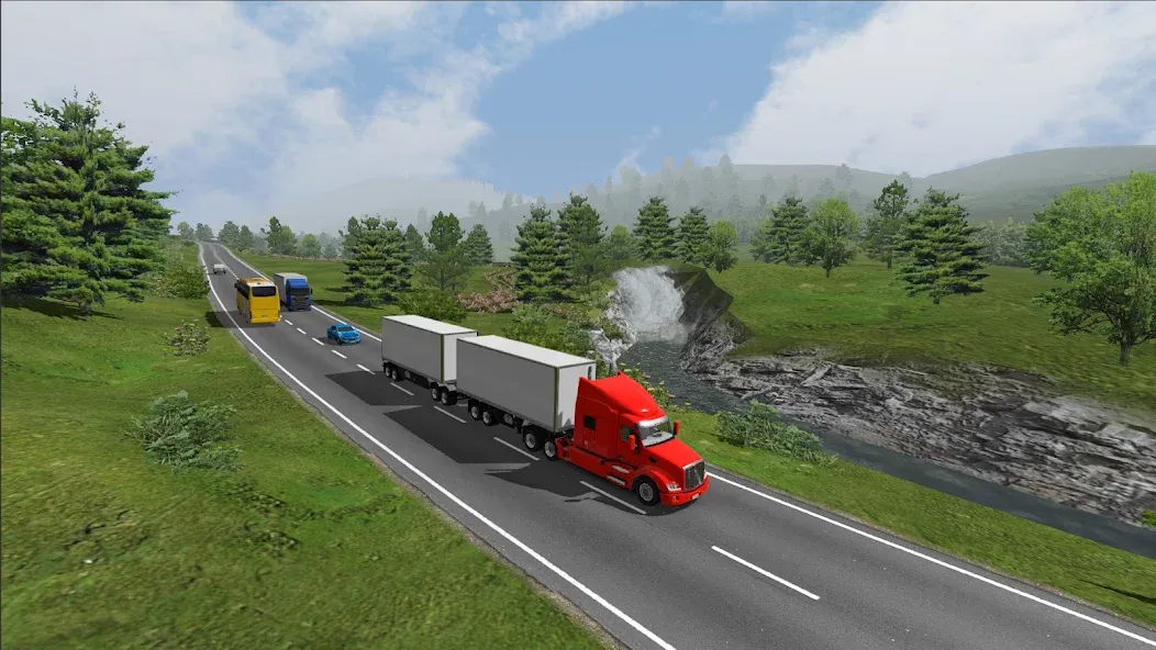 Universal Truck Simulator (Юниверсал Трак Симулятор) [МОД: Много денег, Монет и Все открыто] Screenshot 3