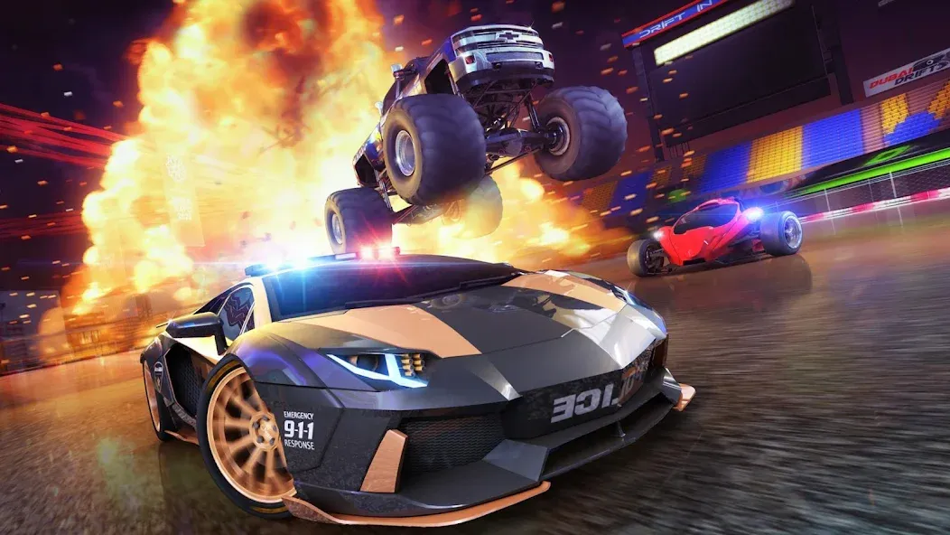 Dubai Drift 2 [МОД: Бесконечные деньги, Монеты и Мега MOD] Screenshot 3