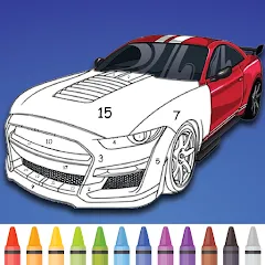 Скачать Cars Color By Number (Цветные машины по номерам) [МОД: Много денег, Монет и Все открыто] | Взлом Cars Color By Number на Андроид