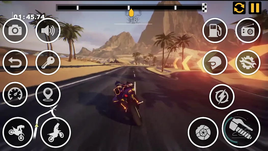 Bike Race Master: Bike Racing (Байк Рейс Мастер) [МОД: Все открыто, Дополнительные деньги и Меню MOD] Screenshot 4