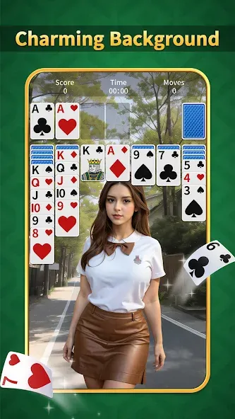 Solitaire Classic:Card Game (Солитер Классик) [МОД: Деньги, Монеты и Меню MOD] Screenshot 3