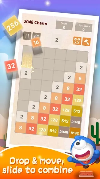 Number Charm: Slide Puzzle (Две тысячи сорок восемь) [МОД: Много монет, Открытые уровни и Мега MOD] Screenshot 5