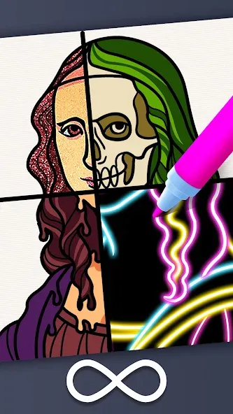 Drawing Carnival [МОД: Все открыто, Дополнительные деньги и Меню MOD] Screenshot 4