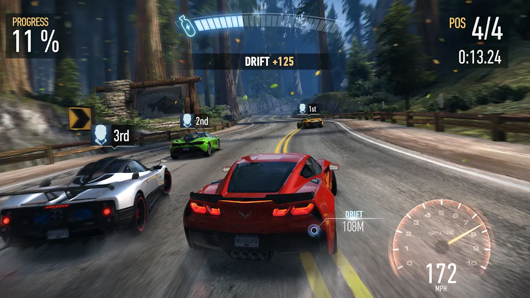 Need for Speed™ No Limits (Нид фор Спид) [МОД: Бесконечные деньги, Монеты и Мега MOD] Screenshot 1