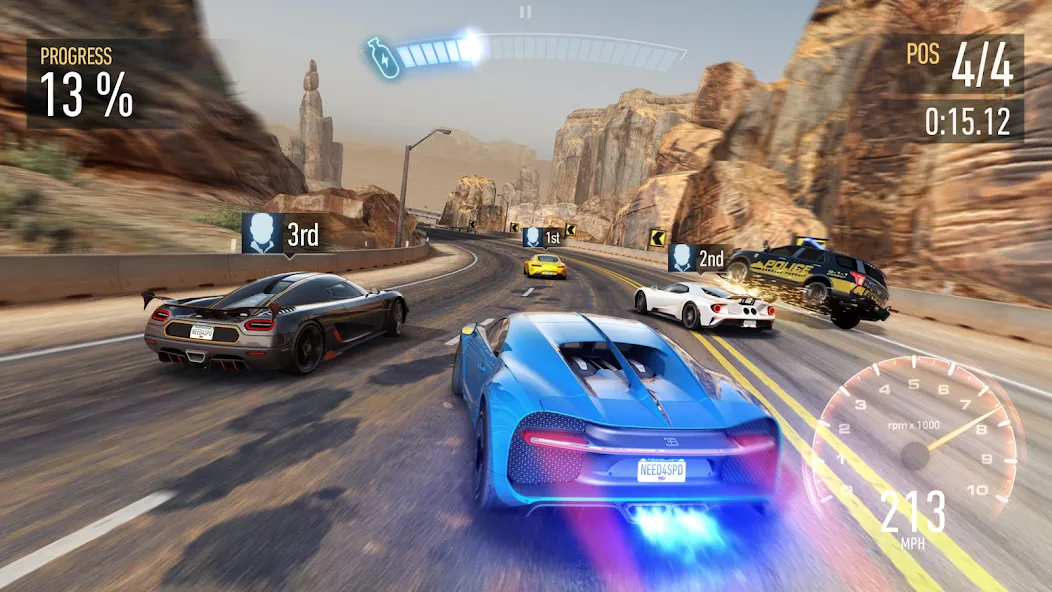 Need for Speed™ No Limits (Нид фор Спид) [МОД: Бесконечные деньги, Монеты и Мега MOD] Screenshot 2
