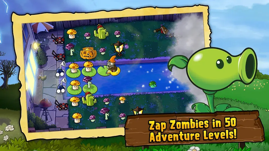 Plants vs. Zombies™ [МОД: Деньги, Монеты и Меню MOD] Screenshot 1