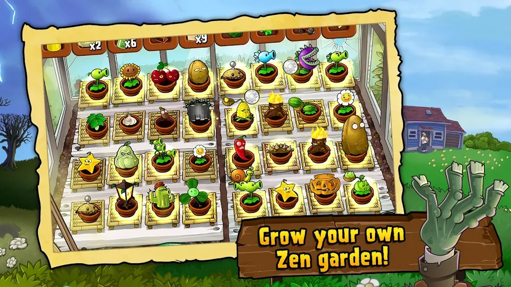 Plants vs. Zombies™ [МОД: Деньги, Монеты и Меню MOD] Screenshot 2