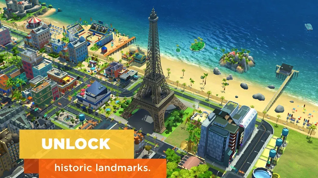 SimCity BuildIt (СимСити БилдИт) [МОД: Деньги, Монеты и Меню MOD] Screenshot 2