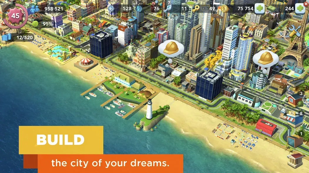 SimCity BuildIt (СимСити БилдИт) [МОД: Деньги, Монеты и Меню MOD] Screenshot 3