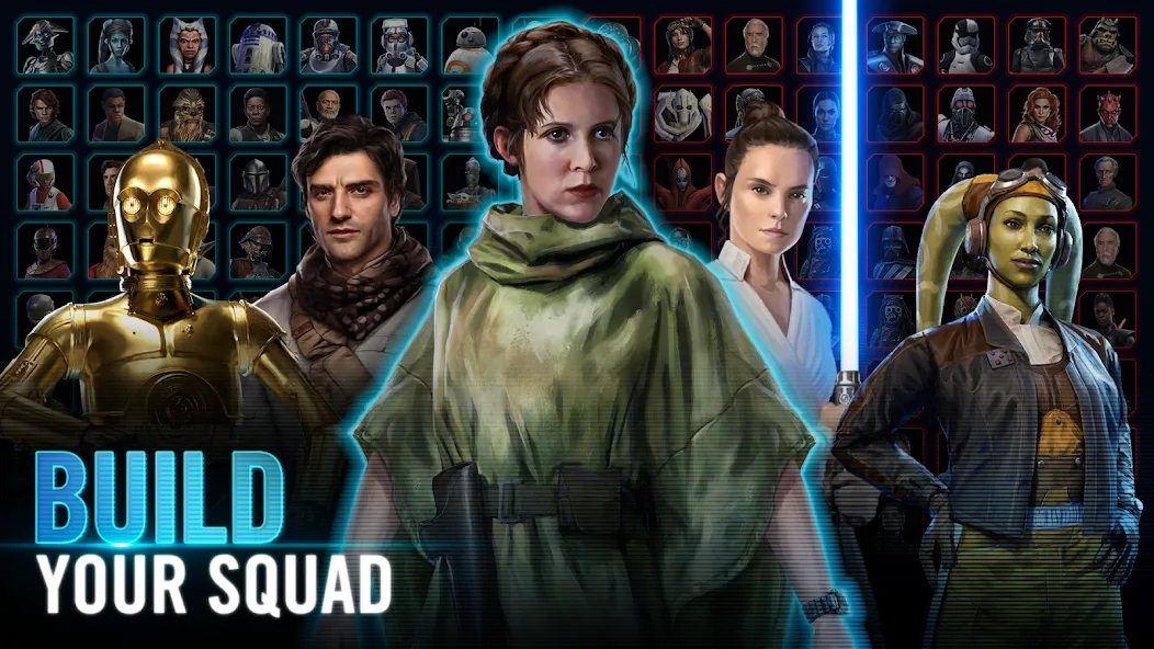 Star Wars™: Galaxy of Heroes (Ста Вас) [МОД: Меню, Бесконечные монеты и Открытые уровни] Screenshot 1