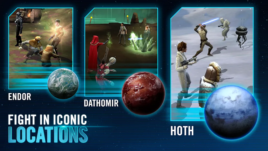 Star Wars™: Galaxy of Heroes (Ста Вас) [МОД: Меню, Бесконечные монеты и Открытые уровни] Screenshot 4