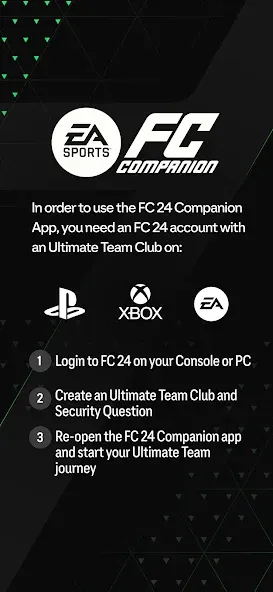 EA SPORTS FC™ 24 Companion (ИЭ СПОРТС ФИФА 23 Компаньон) [МОД: Много монет, Открытые уровни и Мега MOD] Screenshot 1