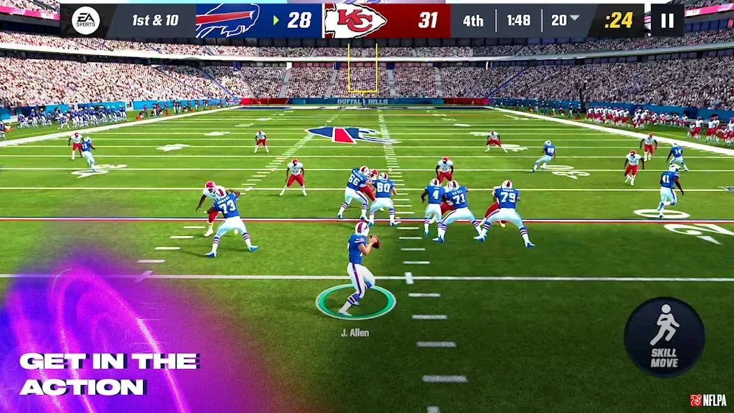 Madden NFL 24 Mobile Football (Мэдден НФЛ 23 Мобильный Футбол) [МОД: Деньги, Монеты и Меню MOD] Screenshot 1