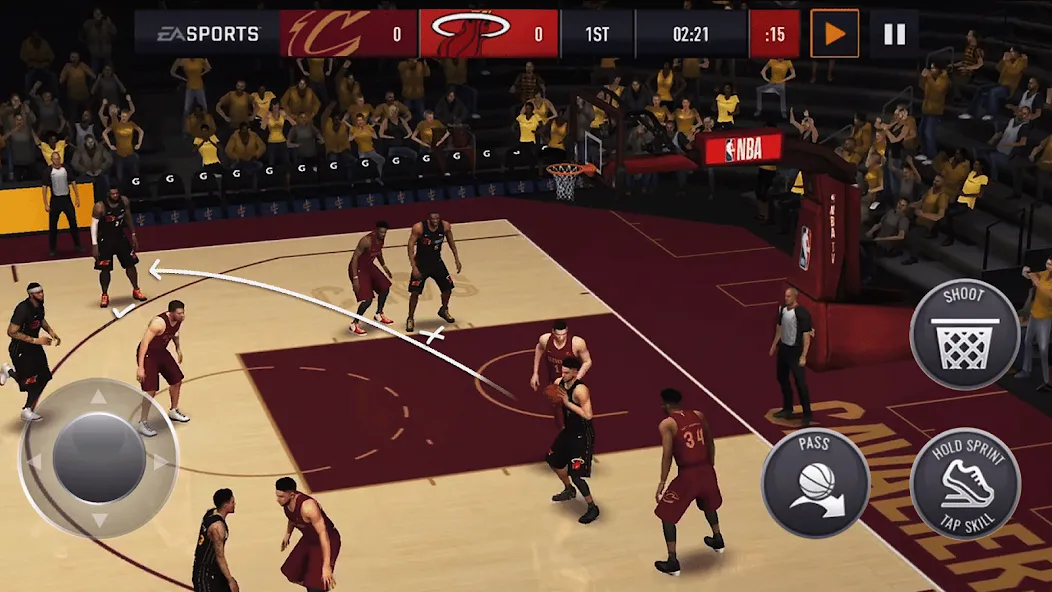 NBA Live Asia (НБА Лайв) [МОД: Бесконечные деньги, Монеты и Мега MOD] Screenshot 1