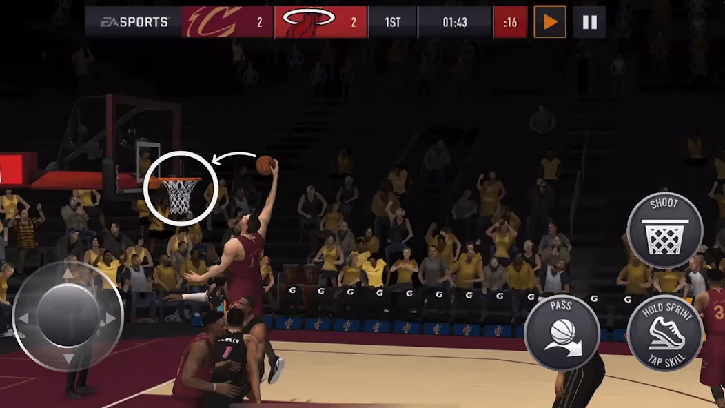 NBA Live Asia (НБА Лайв) [МОД: Бесконечные деньги, Монеты и Мега MOD] Screenshot 4
