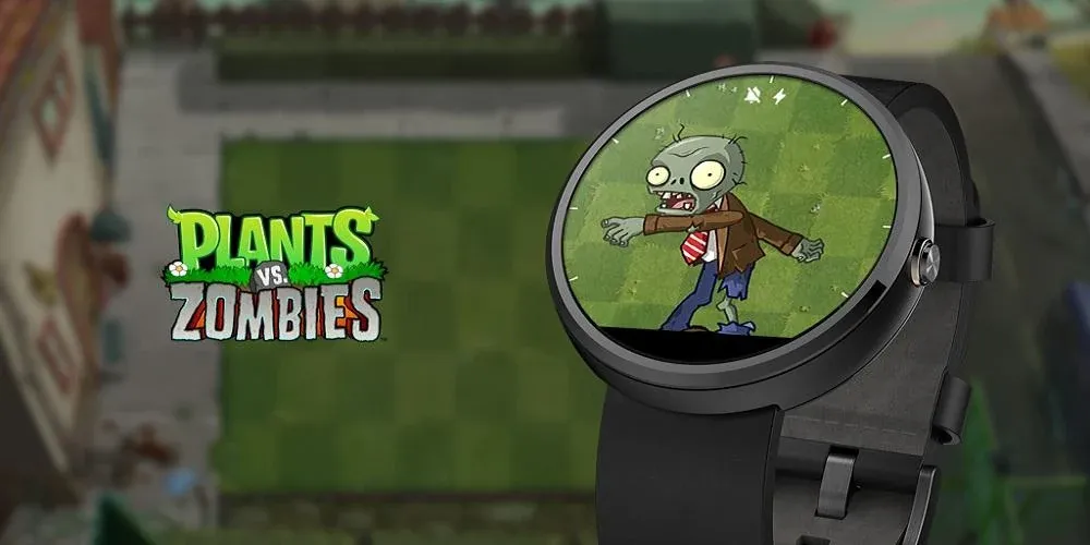 Plants vs. Zombies™ Watch Face [МОД: Много денег, Монет и Все открыто] Screenshot 1
