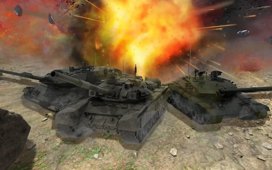 Real Tank Battle : War Machine (Реальное танковое сражение) [МОД: Много монет, Открытые уровни и Мега MOD] Screenshot 4