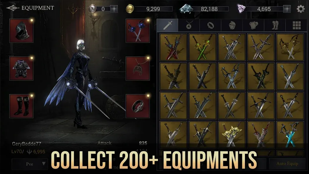 Demon Hunter: Premium (Демон Хантер) [МОД: Все открыто, Дополнительные деньги и Меню MOD] Screenshot 3