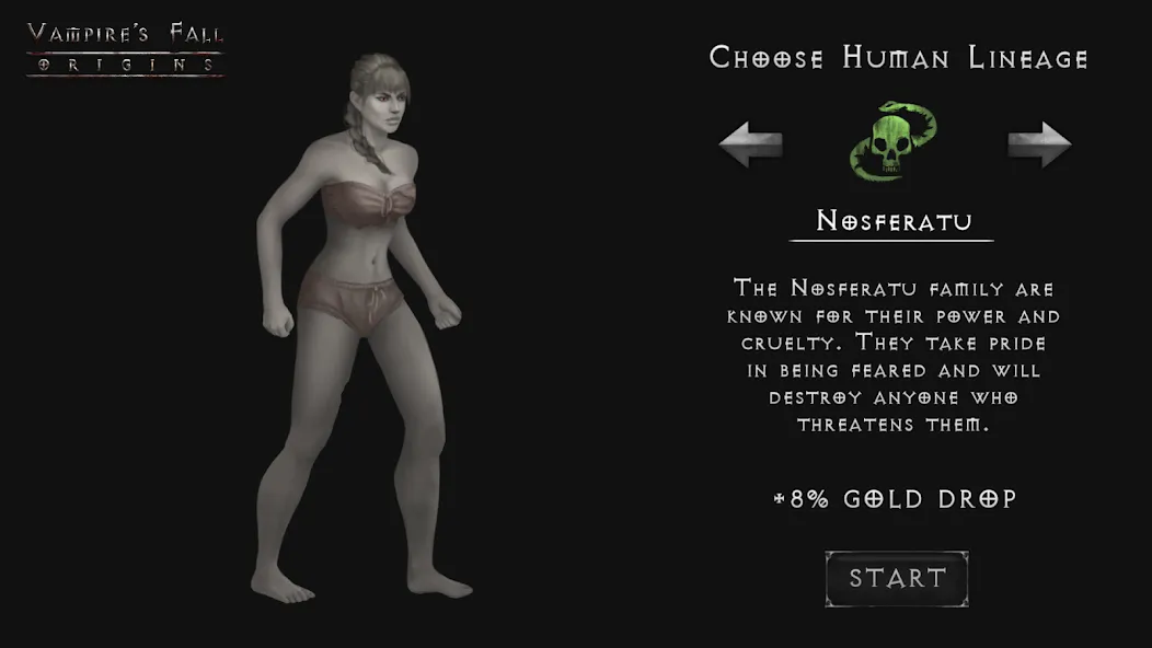 Vampire's Fall: Origins RPG [МОД: Много монет, Открытые уровни и Мега MOD] Screenshot 1
