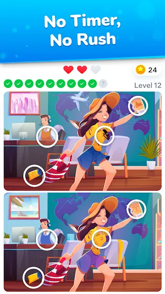 Differences - find & spot them [МОД: Все открыто, Дополнительные деньги и Меню MOD] Screenshot 3