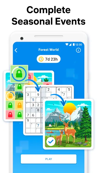 Killer Sudoku by Sudoku.com (Киллер Судоку) [МОД: Меню, Бесконечные монеты и Открытые уровни] Screenshot 3